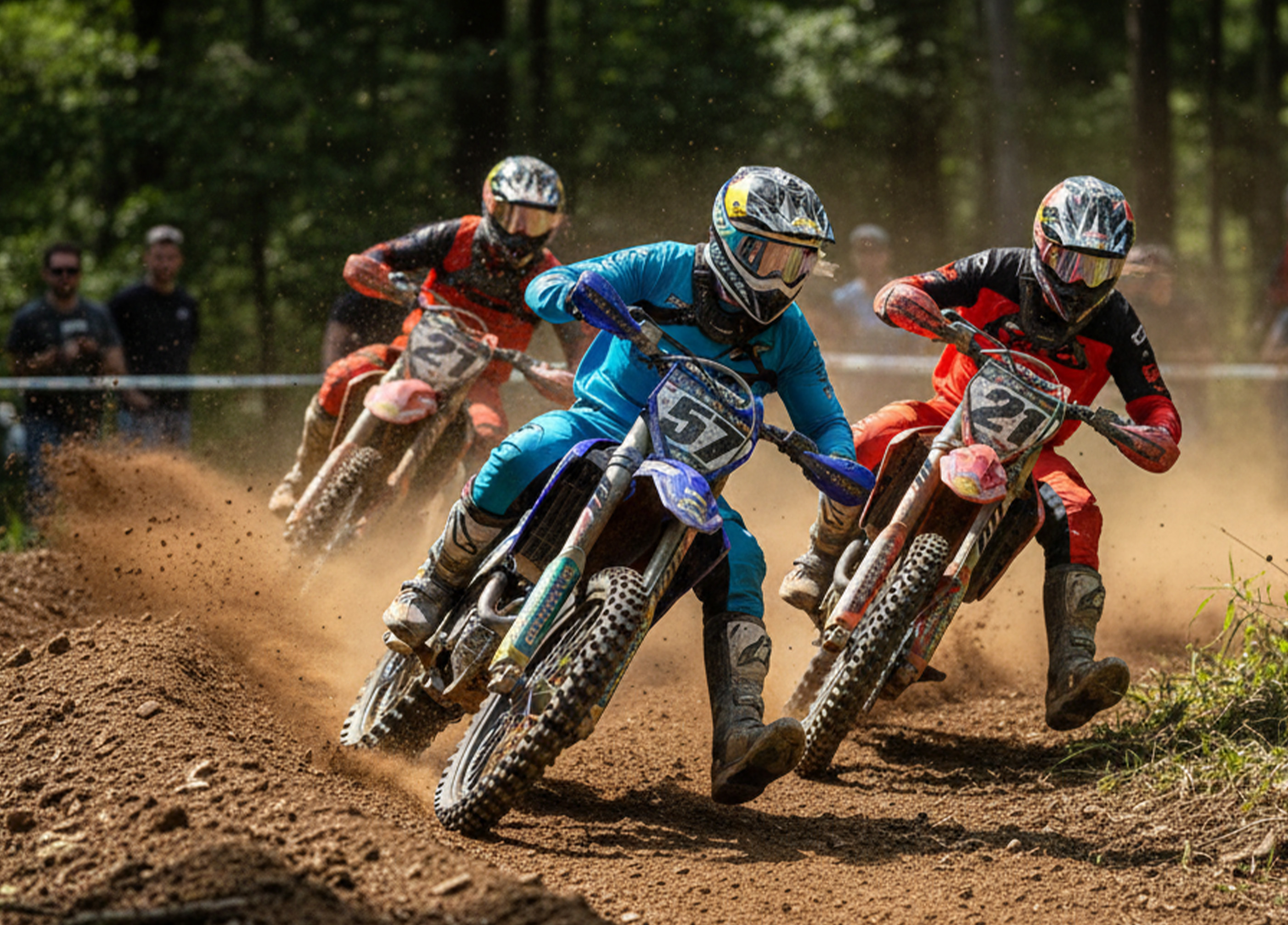Carreras de Enduro en terreno de La Dorada